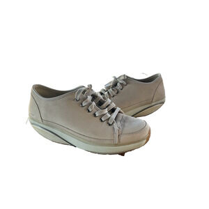 MBT Swiss Toning Leather Khaki Sneakers size 9-9.5 - Women's